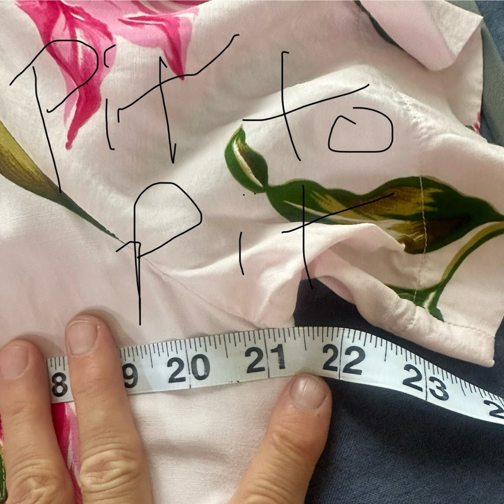 MONDI True Vintage Collectible Pink Tropical Print Shirtdress. Rare. Cotton (M) - Picture 6 of 13